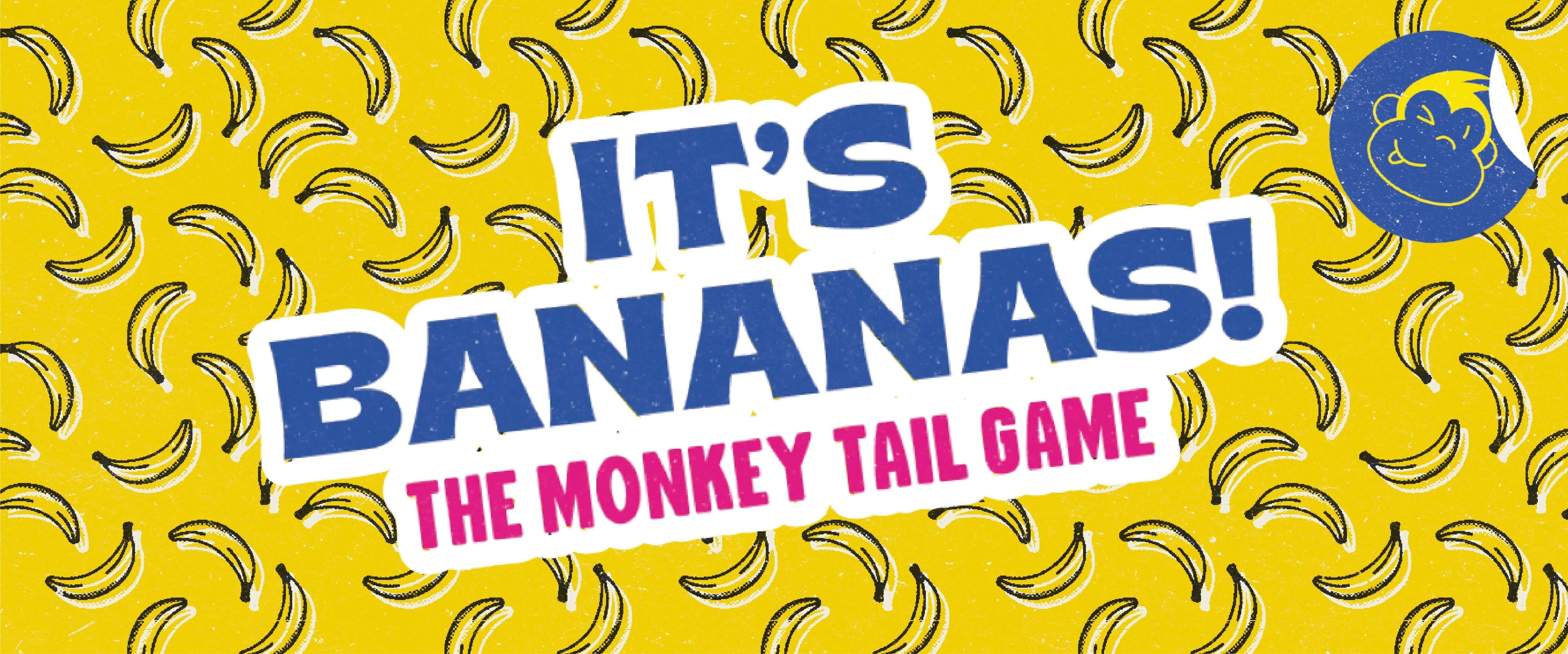 It's Bananas! The Monkey Tail Game - Funny Family Party Game for Adults,  Kids, & Teens - Ages 6+, 2+ Players, Top 10 Best Board Games 2023 for  Party